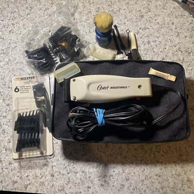 Oster Adjustable Hair Clippers  Model 059751-045-000 & Accessories Set & Case