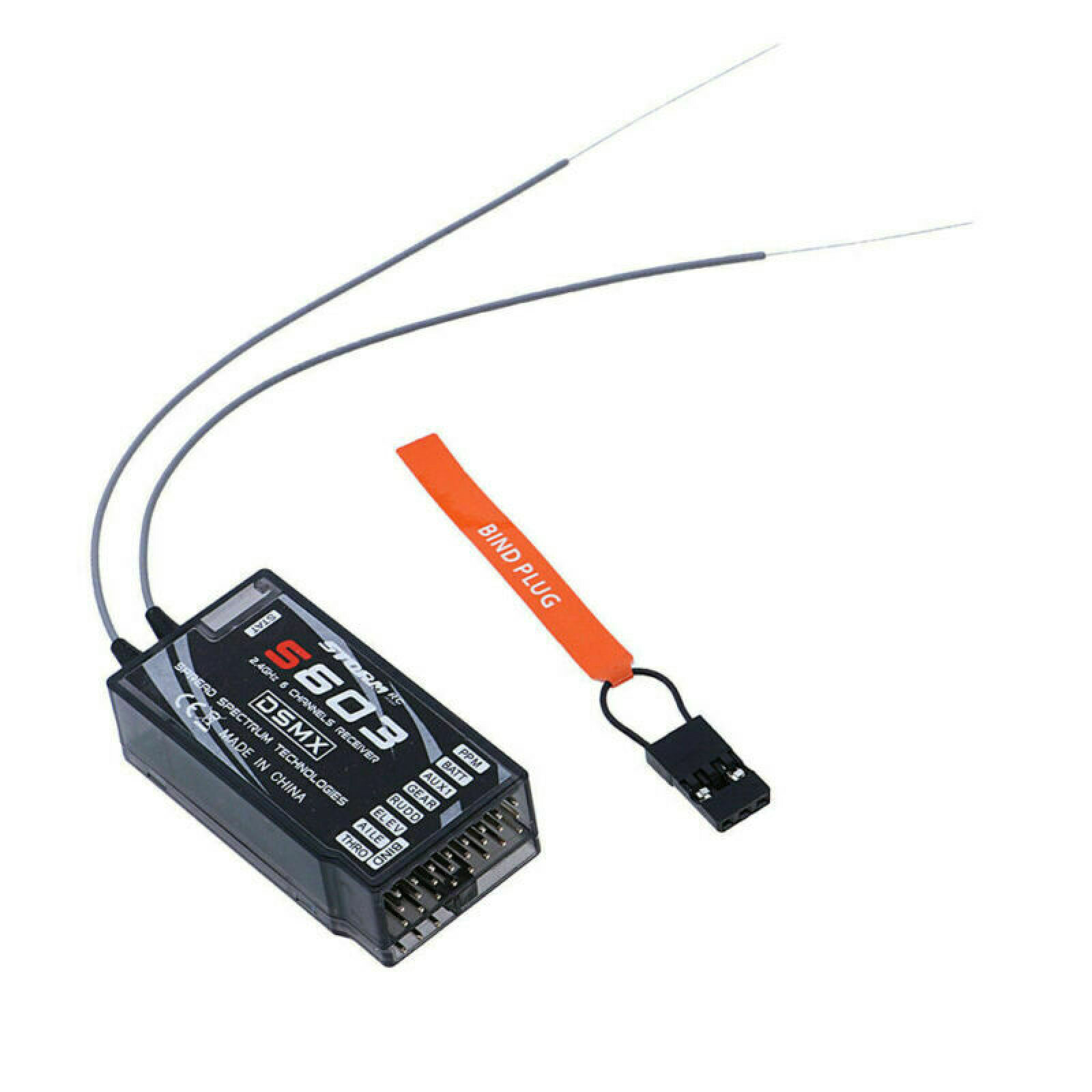 2.4GHz S603 RC Receiver 6 Channel PPM for JR SPECTRUM DSM-X 