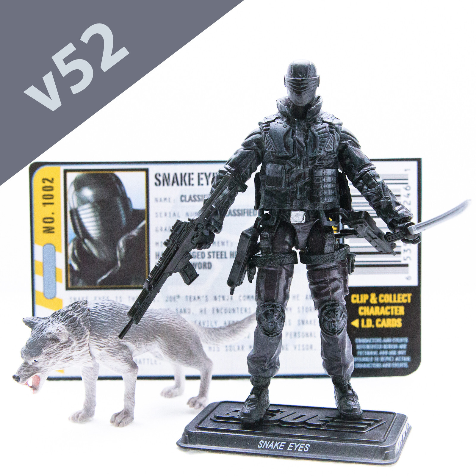 2010 Hasbro G.I. Joe Pursuit of Cobra SNAKE EYES v52 Fig