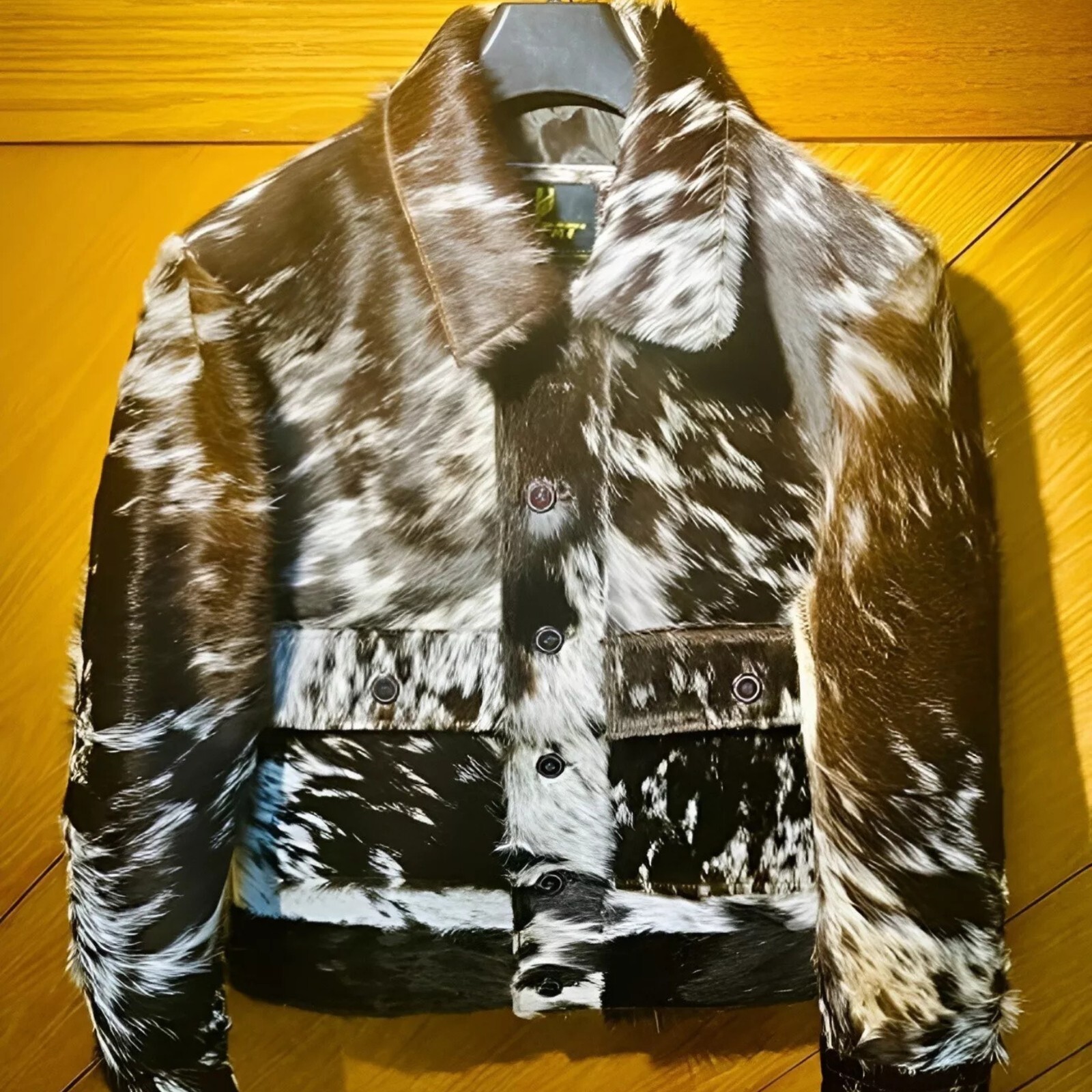 U*1様 cow leather jacket Timber land Bomb Vintage Timberland Men's Tan Cowhide Leather Bomber Jacket