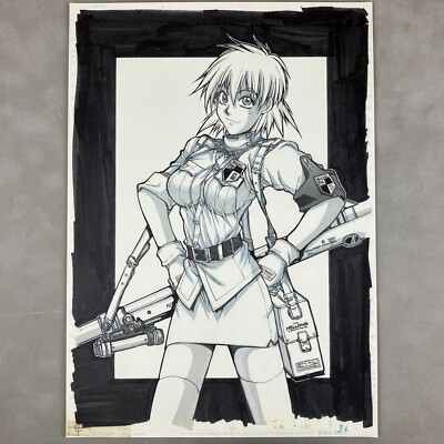 GAHO-SHOP Hellsing Seras Victoria Limited Duplicate Manga Manuscript Page Japan