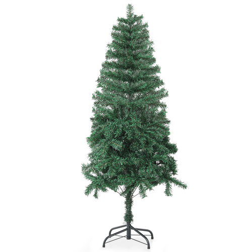 5 FT Christmas Tree Artificial Home Xmas Holiday Decoration w/Metal Stand Green