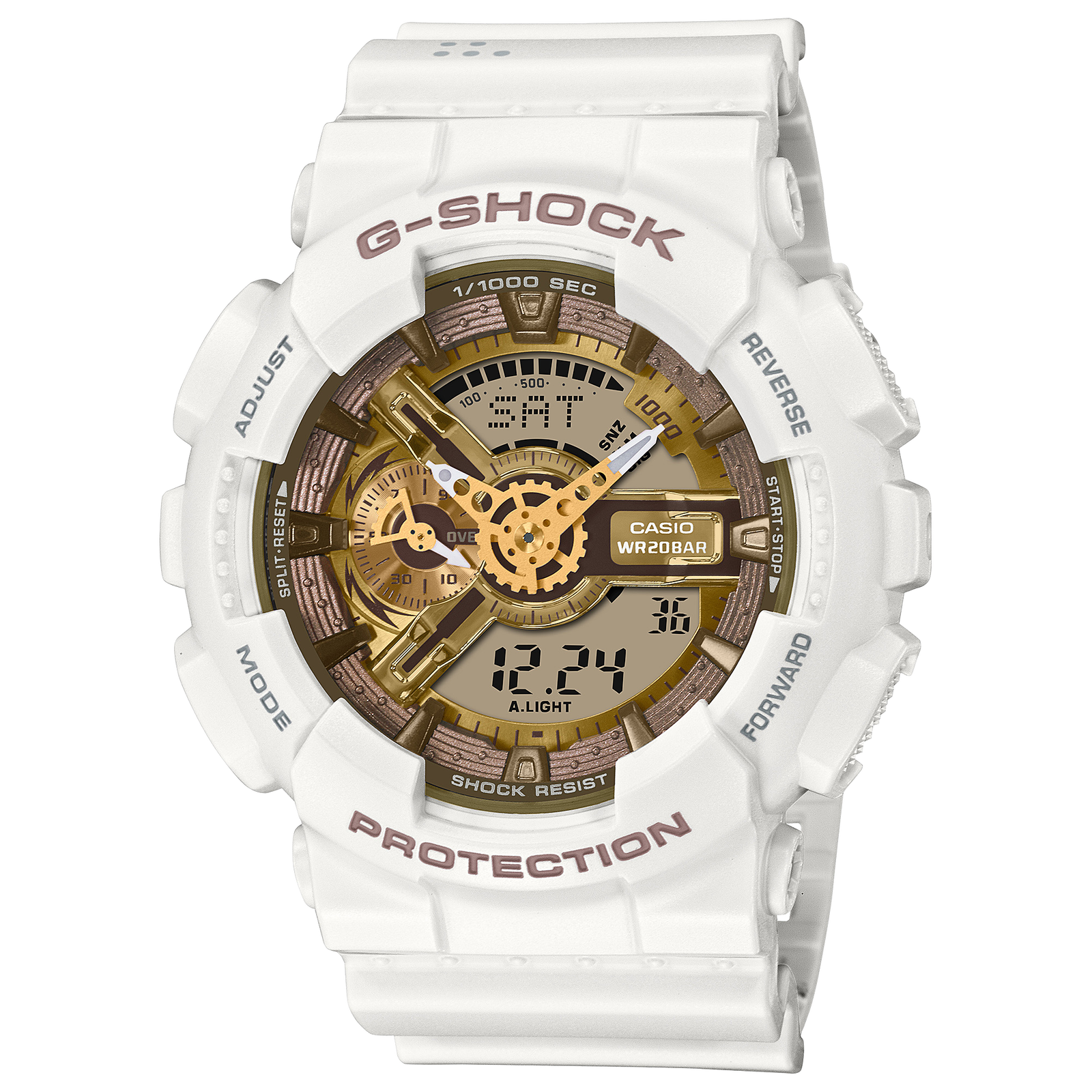 Pre-owned Casio Presents Lover's Collection 2022 Limited Lov-22a-7ajr White Pair Watch