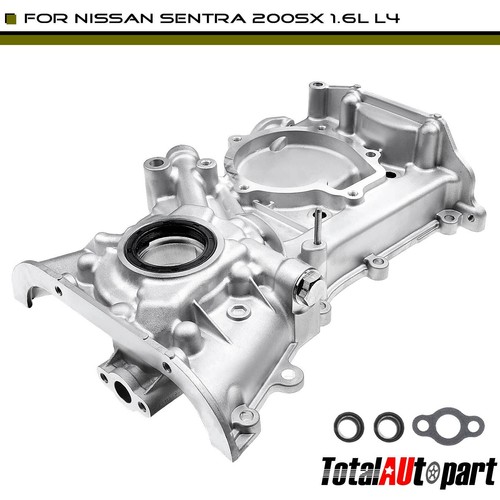 Engine Timing Chain Cover w Oil Pump for Nissan 200SX 95-98