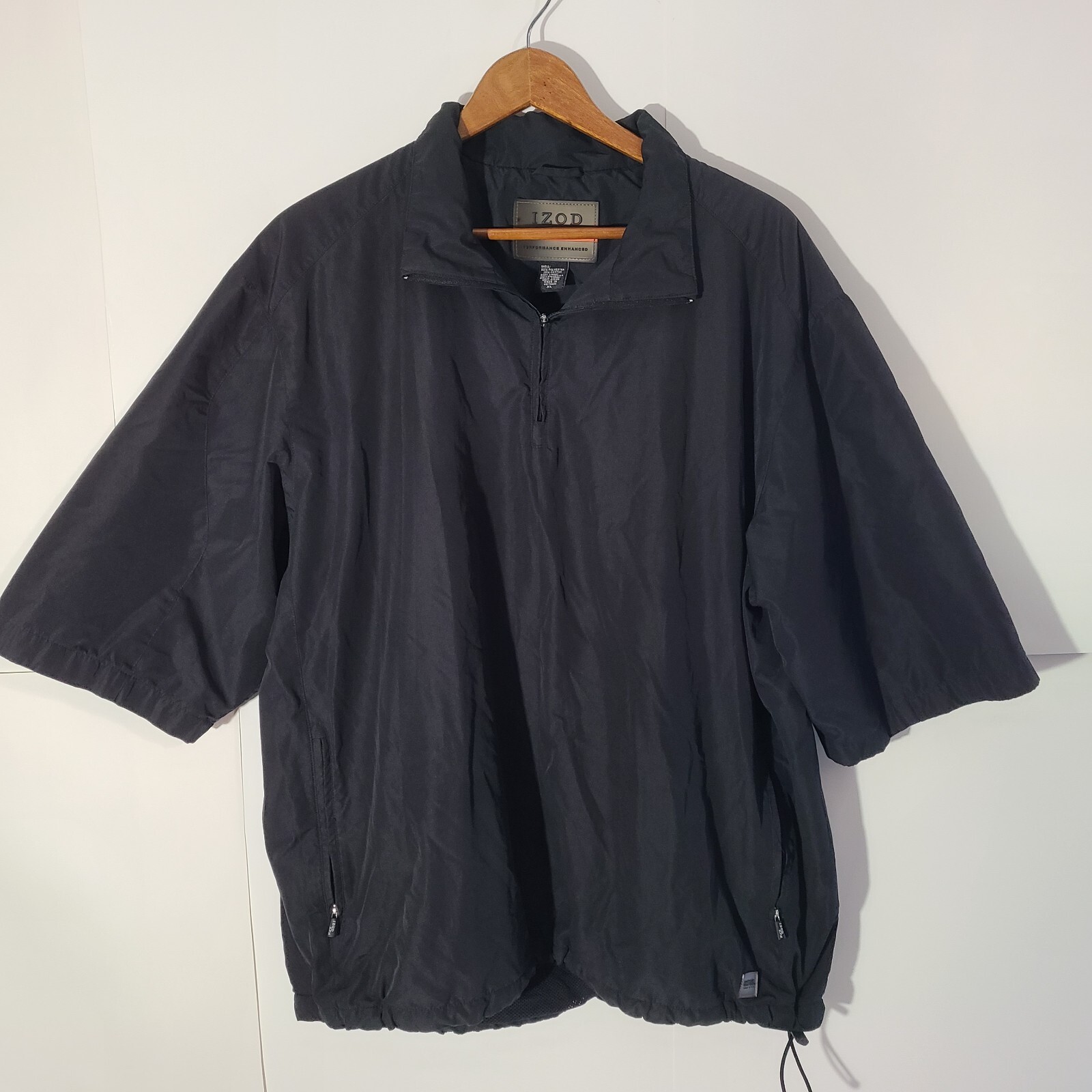 IZOD X-Treme Function Golfwear ジャケット M MENS BLACK GRAY IZOD ACTIVEWEAR GOLF GOLFWEAR X-TREME