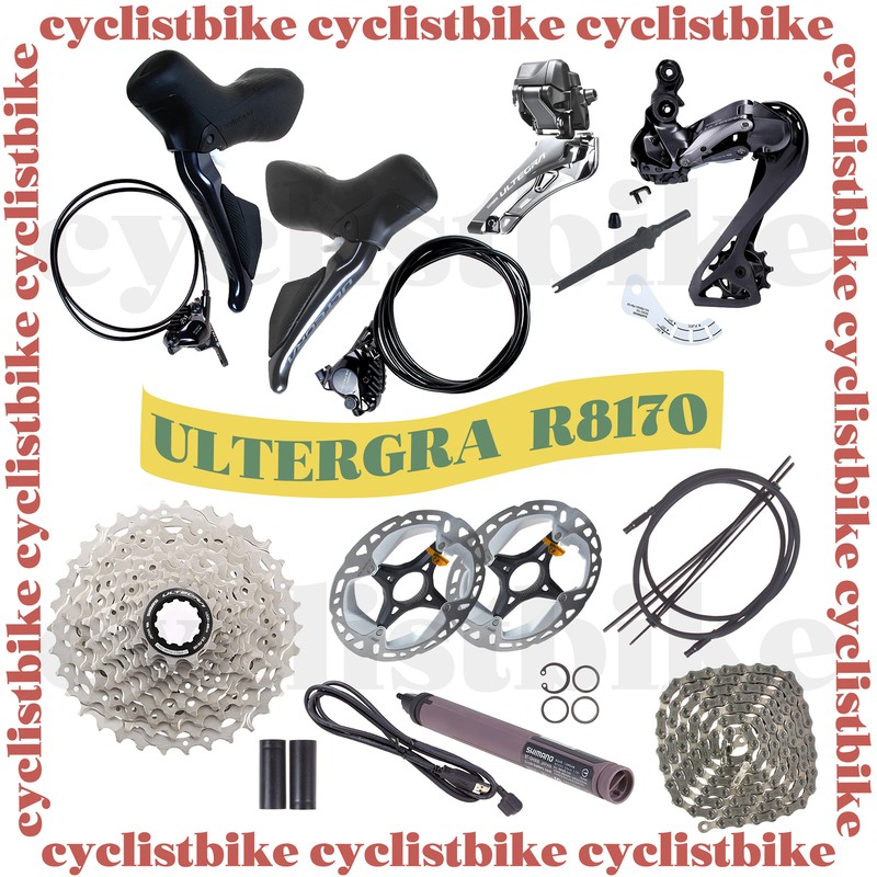 NEW Shimano ULTEGRA Di2 R8170 Disc Brake Groupset 2x12 Speed