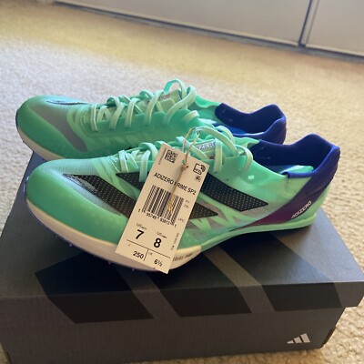 NEW Adidas Adizero Prime SP2 Mint Blue Track Spikes (ID1736 NEW Adidas Adizero Prime SP2 Mint Blue Track Spikes (ID1736