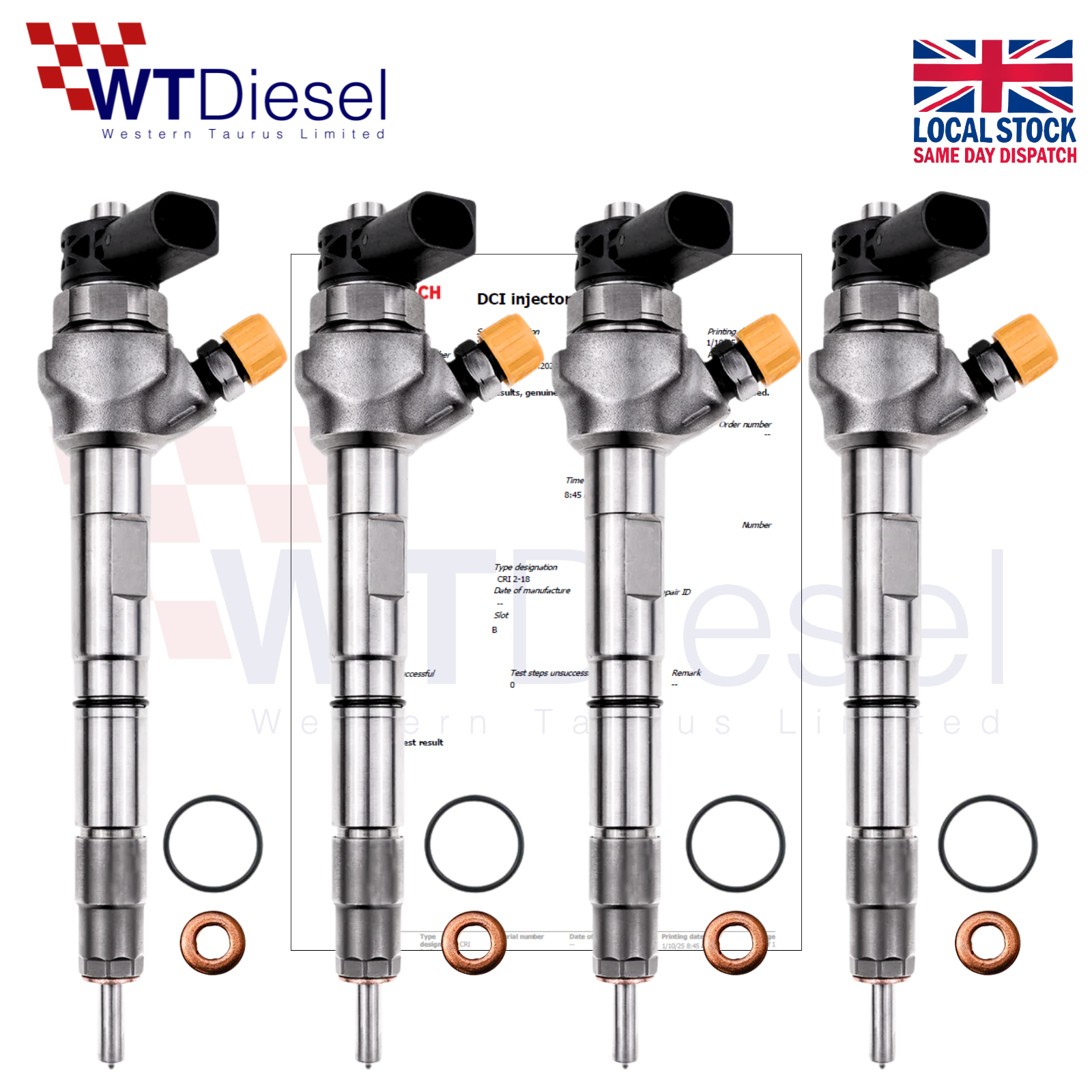 X4 Audi A1 Diesel Injector | 2.0 TDI | 0445110369 03L130277J