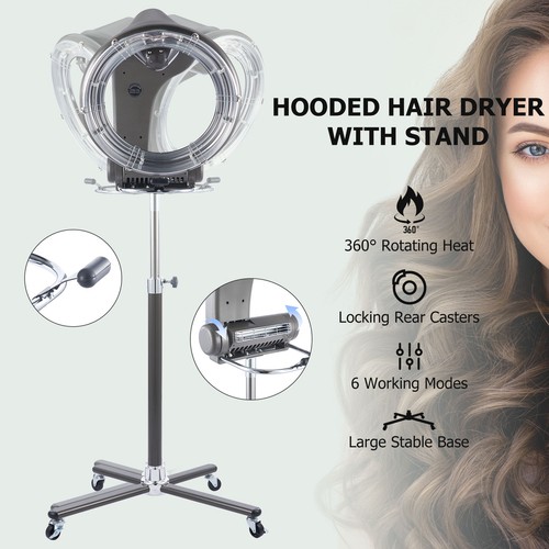 Professional Orbiting Rollerball Infrared Hair Dryer Color Processor Salon