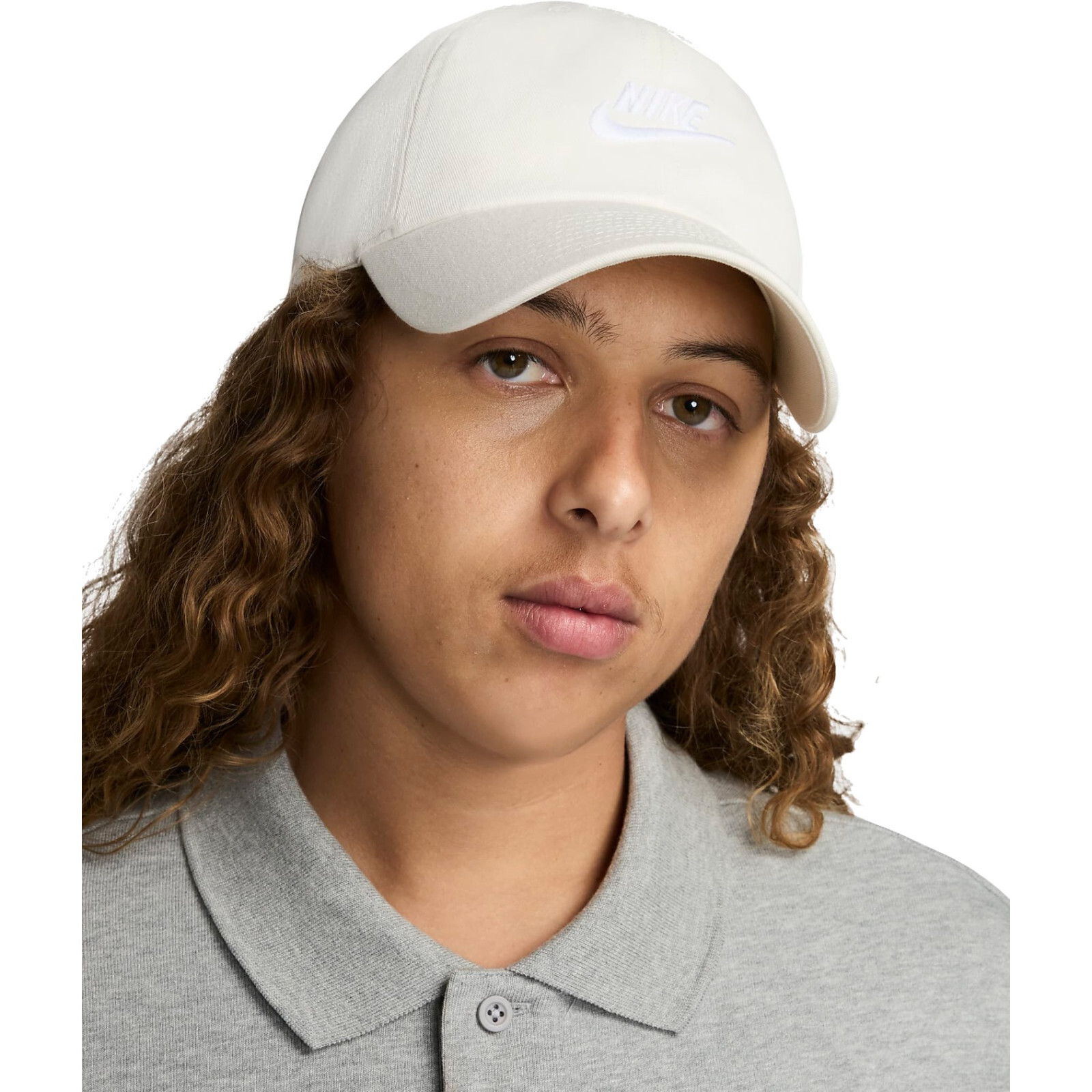 Nike Size M/L Club Unstructured Futura Wash Cap Sail White