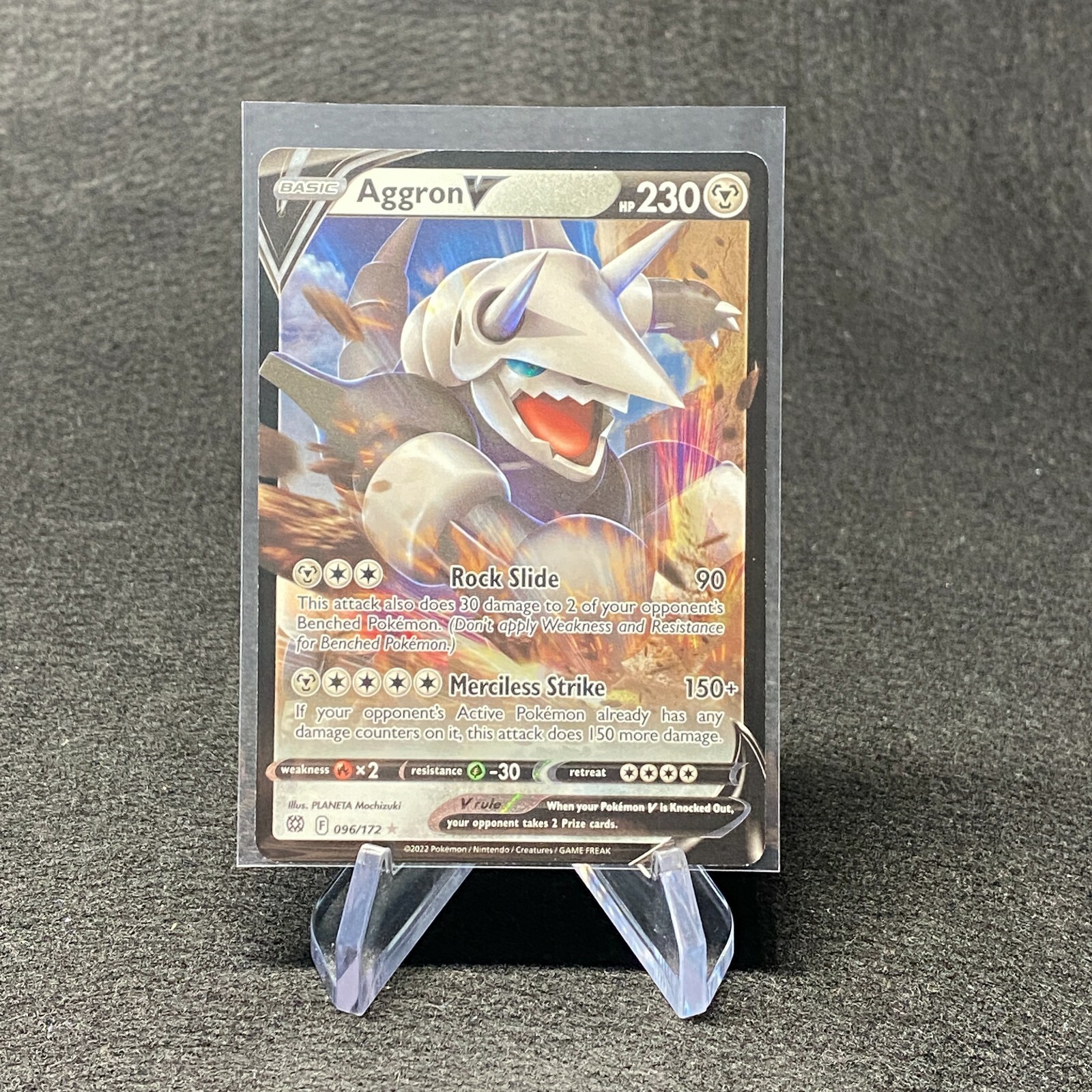Pokemon TCG Brilliant Stars Aggron V 096/172 Ultra Rare | eBay