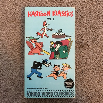Kartoon Klassics Vol 1 VHS 1986 Viking Video Classics