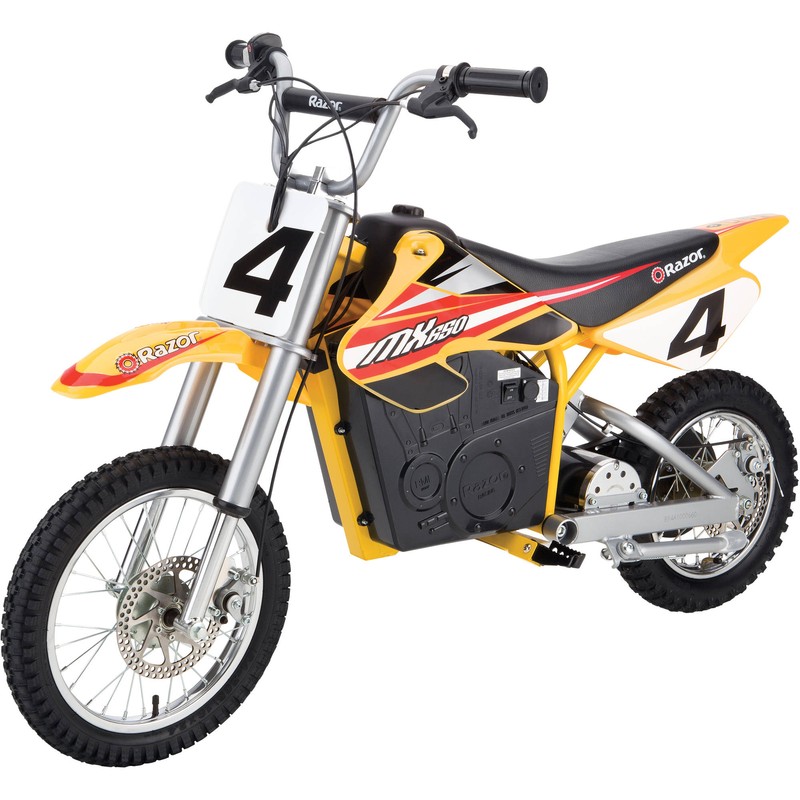 Razor MX650 Electric Dirt Bike Off-Road Motocross Bike &ndash; 36V Electric Ride-On