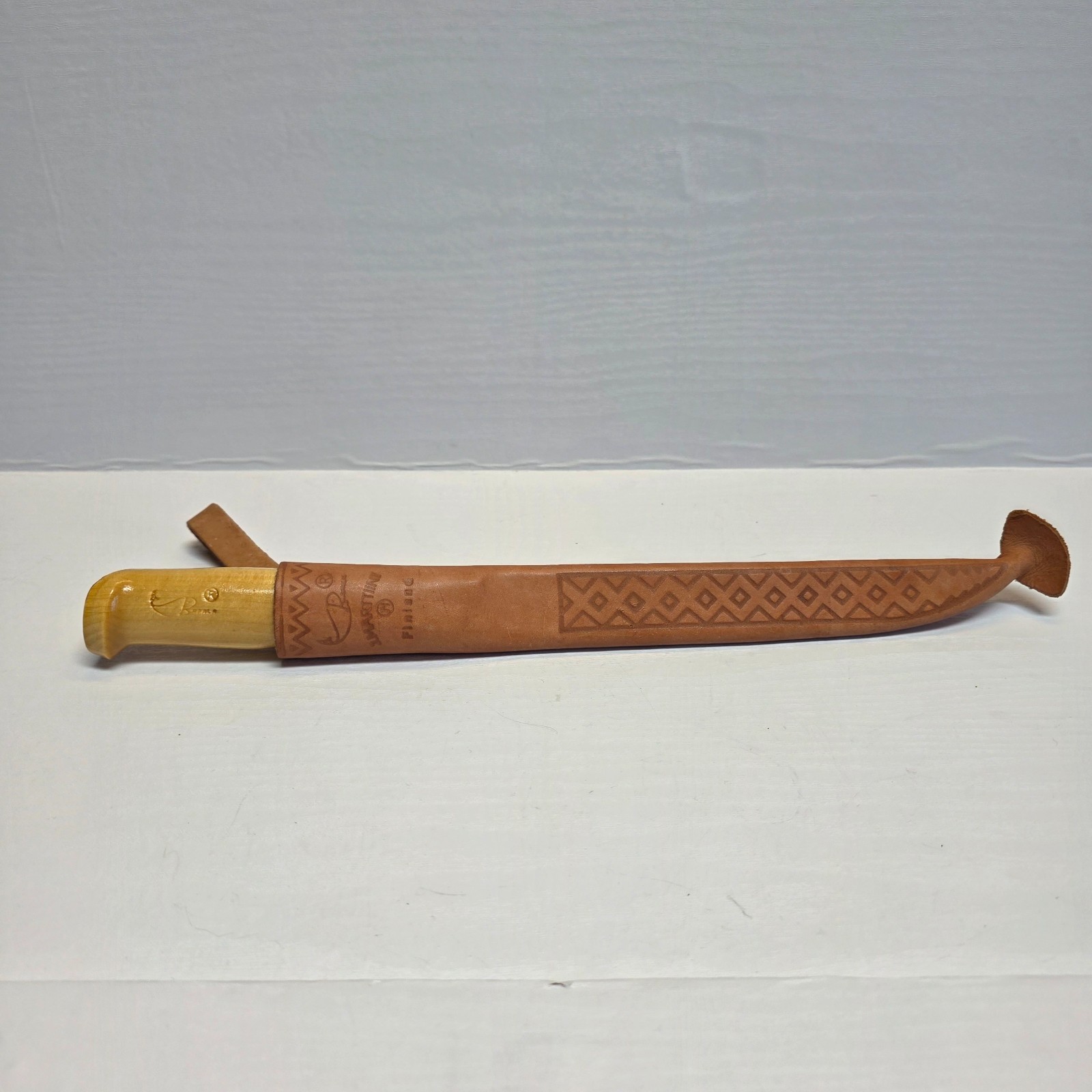 Rare Vintage 1990's J. Marttiini Finland Filet Knife Engraved 8