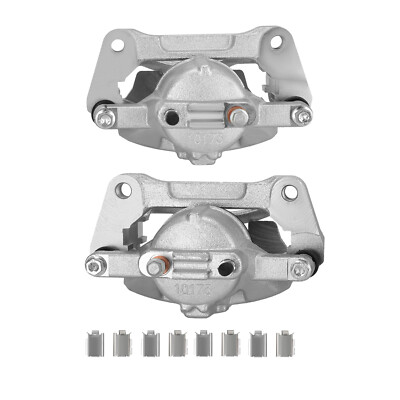 2x Front Brake Calipers w/ Bracket For Dodge Nitro Jeep Liberty 18B5045 18B5044