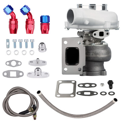 Floating bearing gt3076 gt3037 universal turbocharger oil inlet outlet line kit