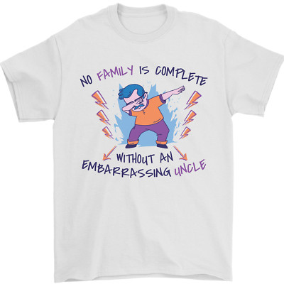 Cadeau Drôle Pour La Journée Des Oncles T-Shirt Pour Hommes 100% Coton