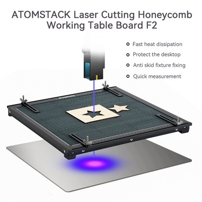 ATOMSTACK F2 Honeycomb Working Table Bed 400x400mm for Most Laser Engraver Y9F2