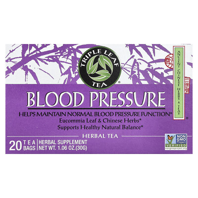 Herbal Tea, Blood Pressure, 20 Tea Bags, 1.06 oz (30 g)