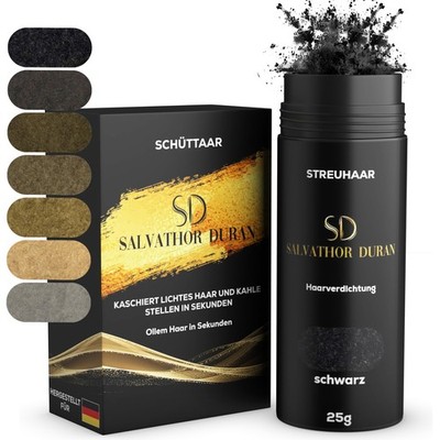 Streuhaar Salvathor Duran 25 g – Hair Fiber für sofortiges Volumen – Keratin ...
