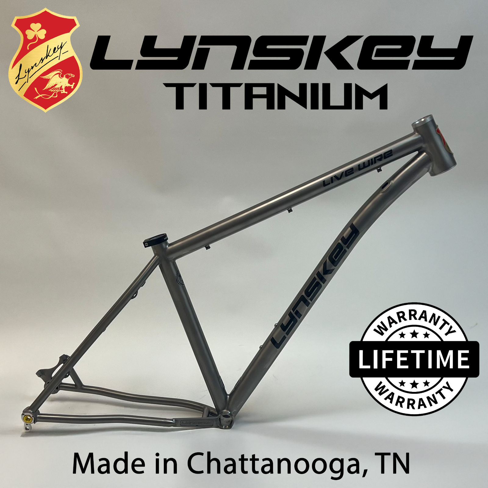 Lynskey マウンテンバイクフレーム チタン製27.5インチMサイズ Lynskey マウンテンバイクフレーム チタン製27.5インチMサイズ Lynskey