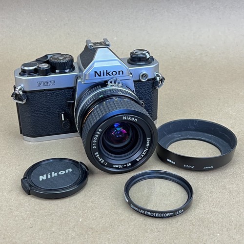 【美品】 Nikon NEW FM2 後期型 / AF NIKKOR 35-70 AS IS Nikon New FM2 FM2N Film Camera + Zoom-Nikkor 35-70mm F