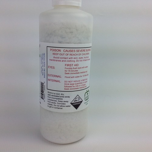 2 lb Essential Depot Food Grade Potassium Hydroxide Lye Flakes for Liquid Soap