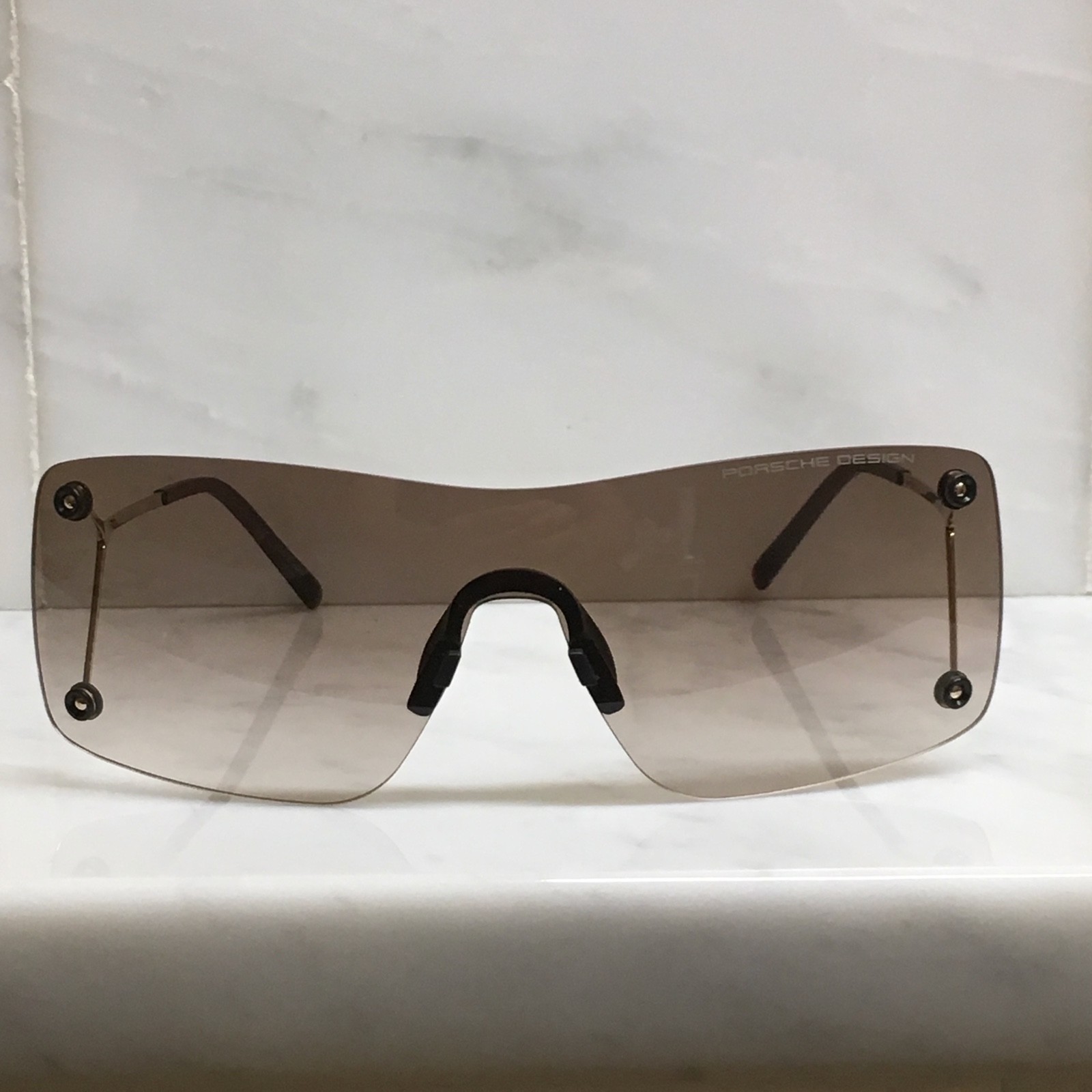 Pre-owned Porsche Design P'8620 B Unisex Moer's Mirror Grey/gold Sunglasses. In Box. In Gray