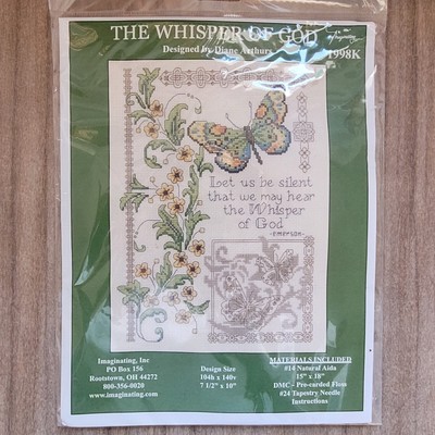 The Whisper of God Counted Cross Stitch Imaginating 1998K Diane Arthur Butterfly