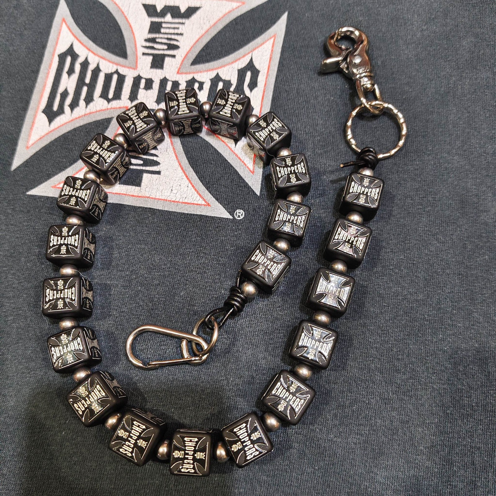 90s Harley-Davidson Wallet chain セット Harley-Davidson® Men's Skull & Spring Wallet Chain | Antique