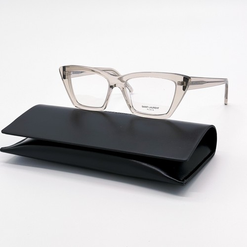 NEW SAINT LAURENT SL 276 MICA OPT 005 GREY CLEAR SL276 005