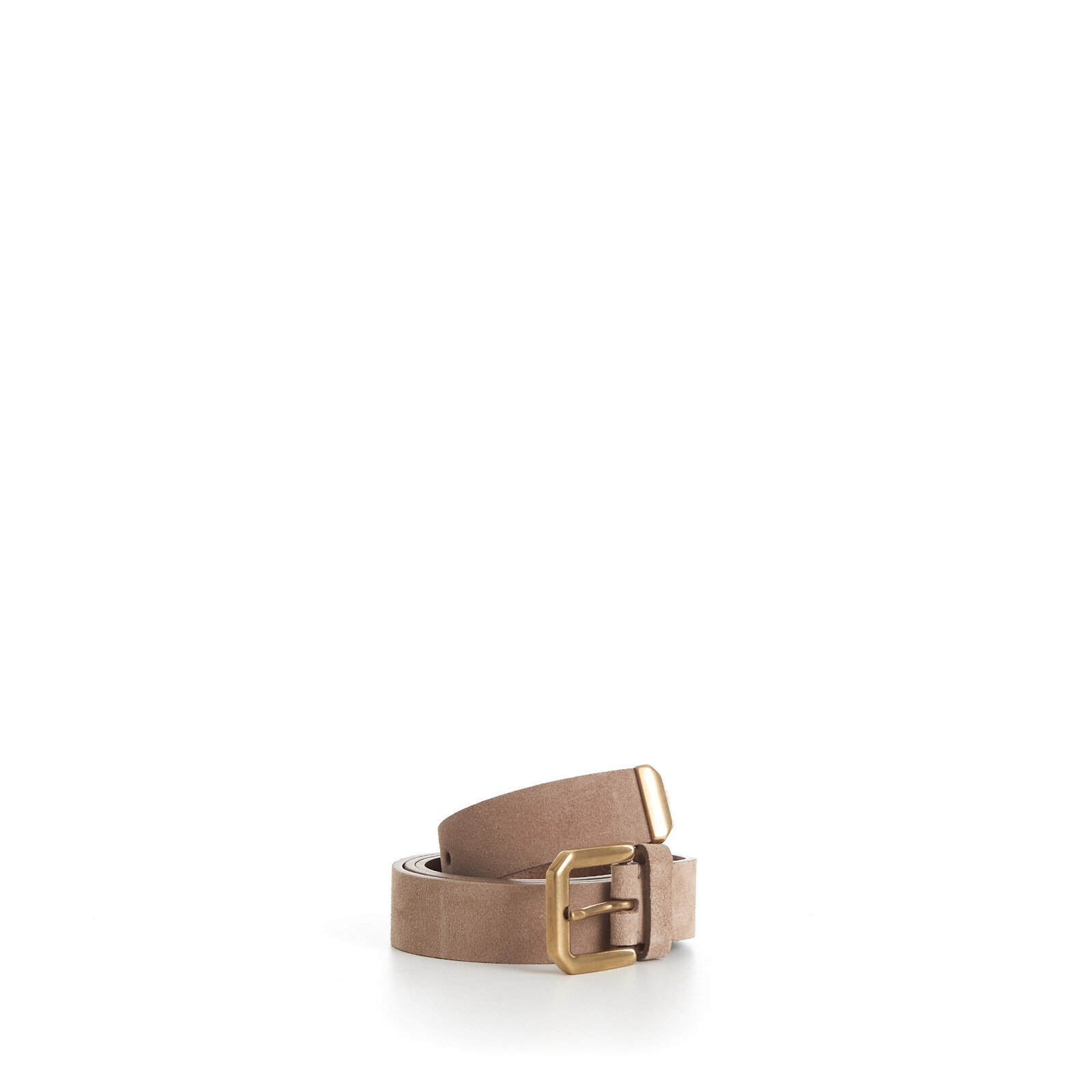 Pre-owned Brunello Cucinelli 695$ Light Brown Dress Belt - Square Buckle & Tip, Leather
