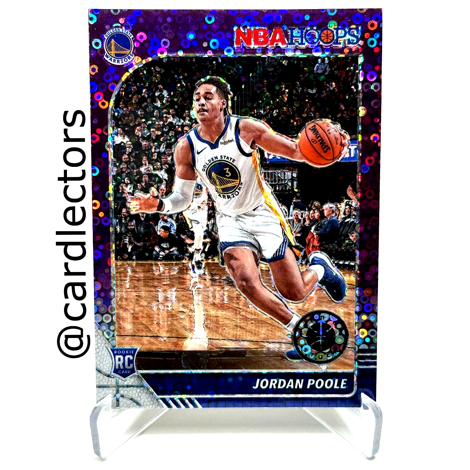 2019-20 Panini NBA Hoops Premium Stock JORDAN POOLE #223 RC