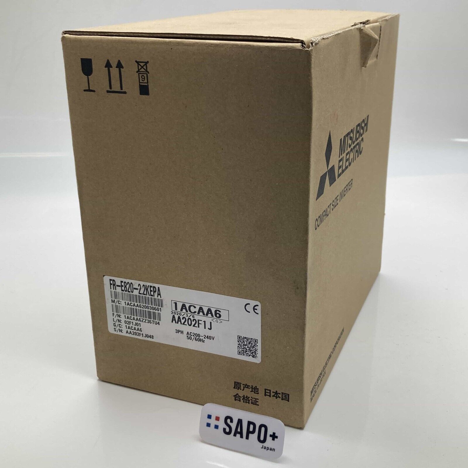 Mitsubishi Electric FR-E820-2.2KEPA 2020 model inverter FR Mitsubishi Electric FR-E820-2.2KEPA 2020 model inverter FR