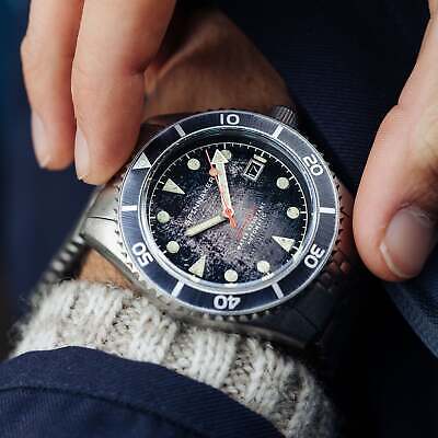 Pre-owned Spinnaker Wreck Stainless Steel 44mm Japanese Automatic Wristwatch