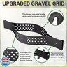 Gravel Grid 4.4x33 FT with 20Pcs Landscape Staples, 3'' Thick Geogrid Ground Grid 1900 lbs per Sq Ft Erosion Control Geo Grid for Driveway, Walkway, Horse Paddock, Patio, Parking Lot, Slope