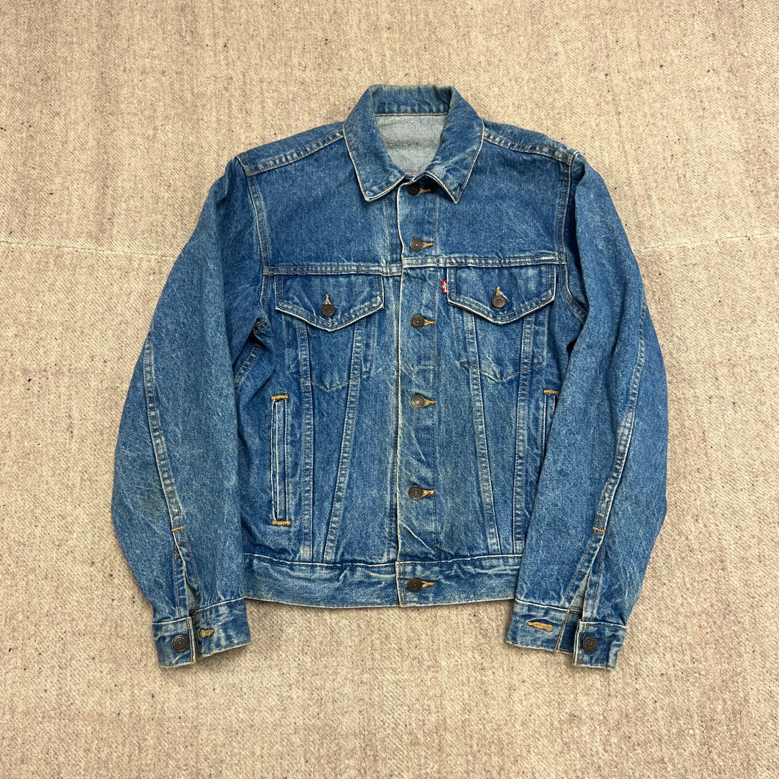 Vintage Levi's 70505 Denim Jacket Mens Small Blue 1990s | eBay