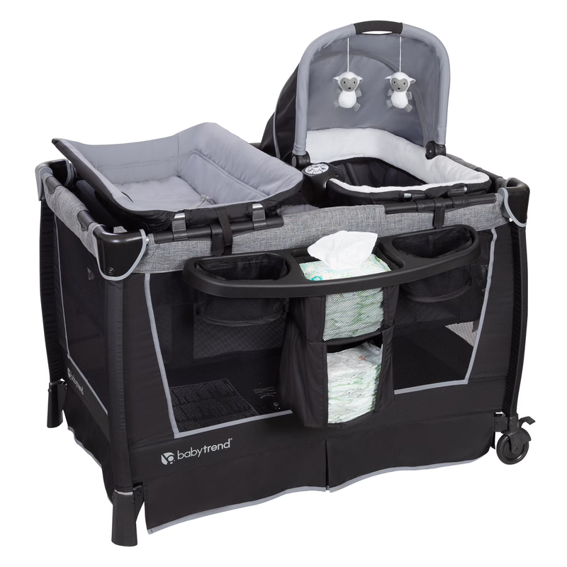 Simply Smart Nursery Center Playard with Bassinet and Travel B...