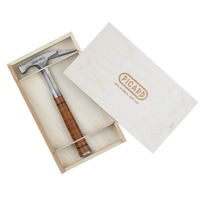 PICARD Ganzstahl-Latthammer Nr. 790 1/2 leichte Ausführung glatt mit Holzkiste