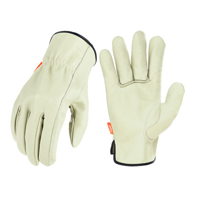 Vgo 1/2/3Pairs Pigskin Leather Work Gloves Men,Outdoor Driving Gloves (PA9501)