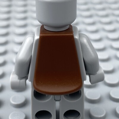 LEGO Minifigure Brown Hard Plastic Cape Body Wear Part 4524 Castle