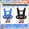 Kanayu 2 Pcs Safety Harness Leash for Special Needs Child Walking Harness for Kids Older with Handle Pouch for Autism Adhd(4-8 Years)