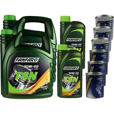 12L Olio Motore fanfaro Tsn 10W-40 3xMotor Doctor + Motore Flush