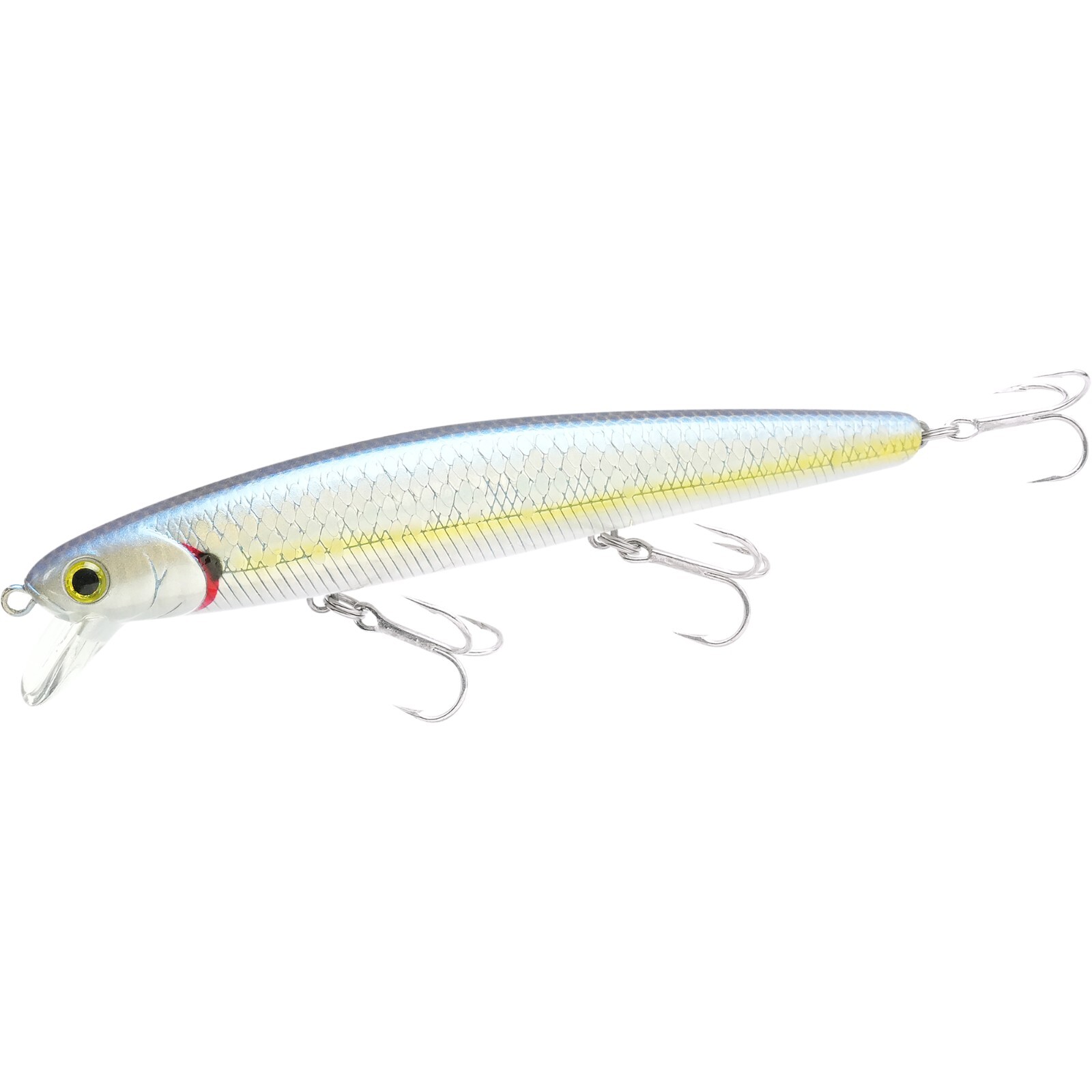 LUCKY CRAFT SW Flashminnow 110 - 723 Zebra MS Chartreuse Shad