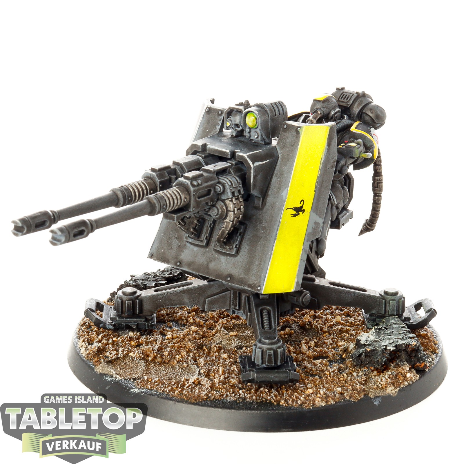 Space Marines - Primaris Firestrike Servo-turret - bemalt