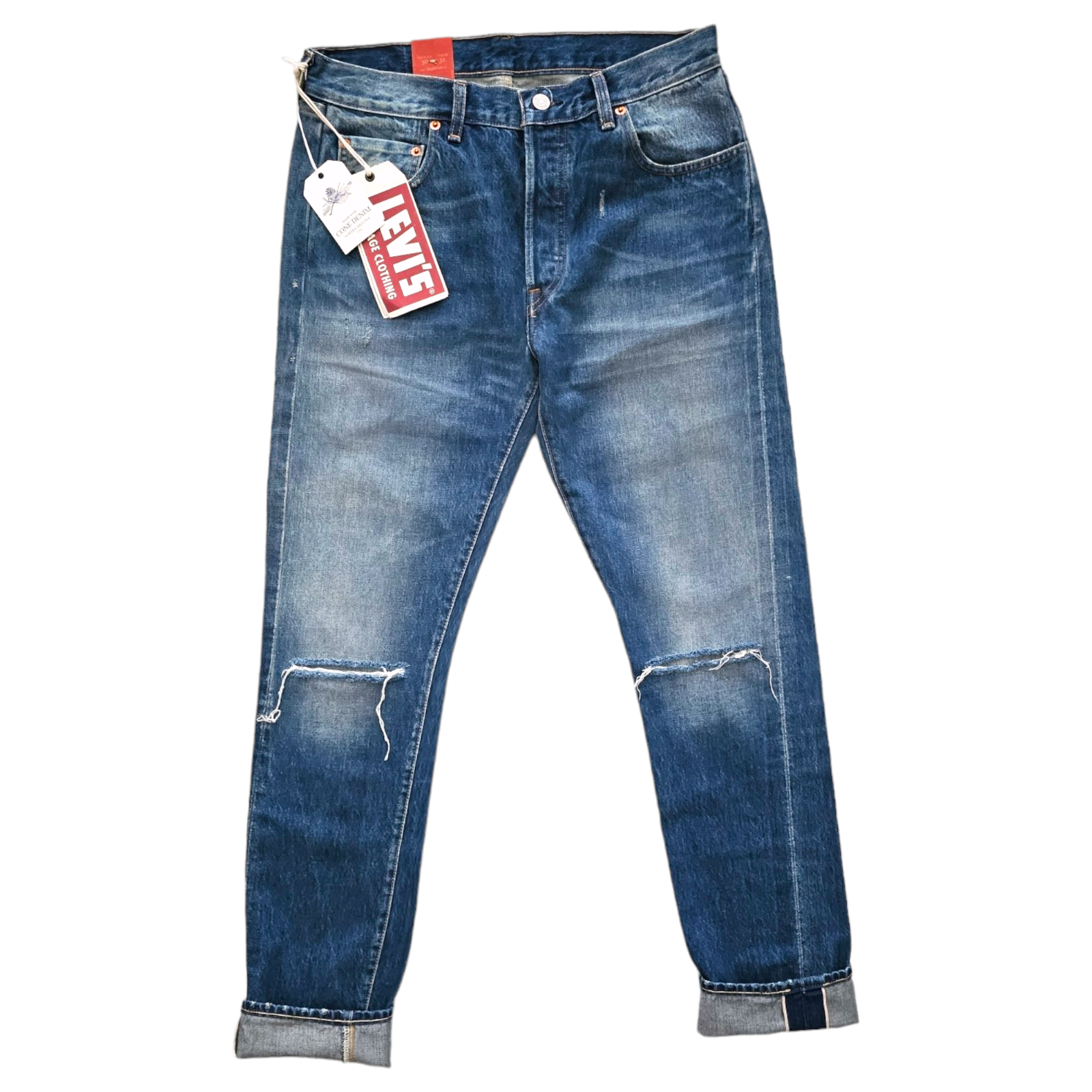 Levi's 501 LVC 66 太耳 W32 L32 1966 501® Original Fit Men's Jeans - Dark Wash | Levi's® US