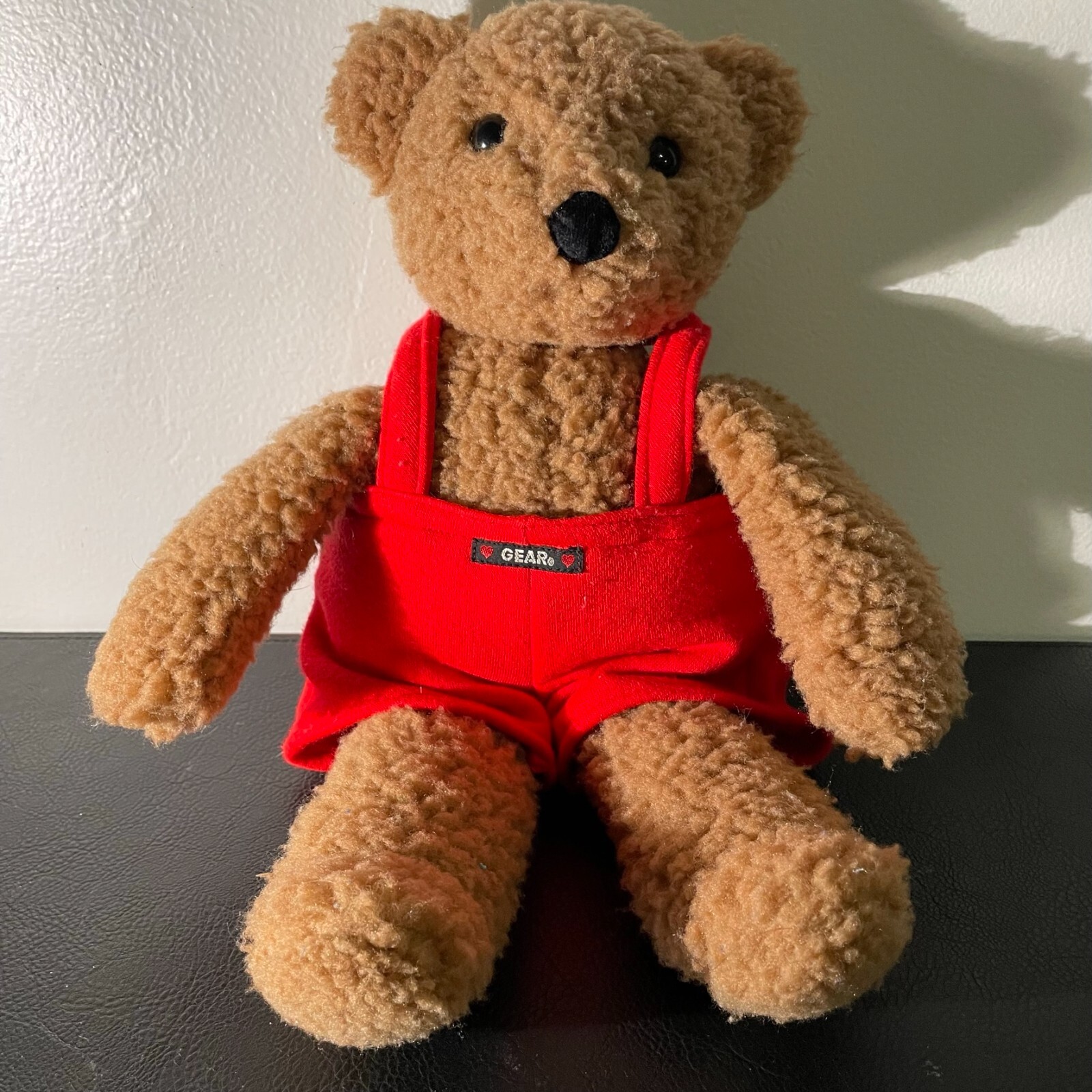 ❤️ Gund GEAR BEAR ❤️ Vintage 1986 Plush Teddy Bear with