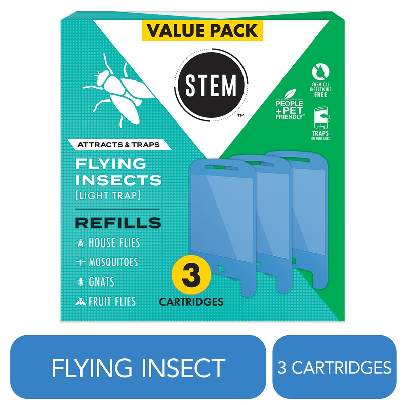 Light Trap Refills Fly Trap Bug Killer, 3 Count