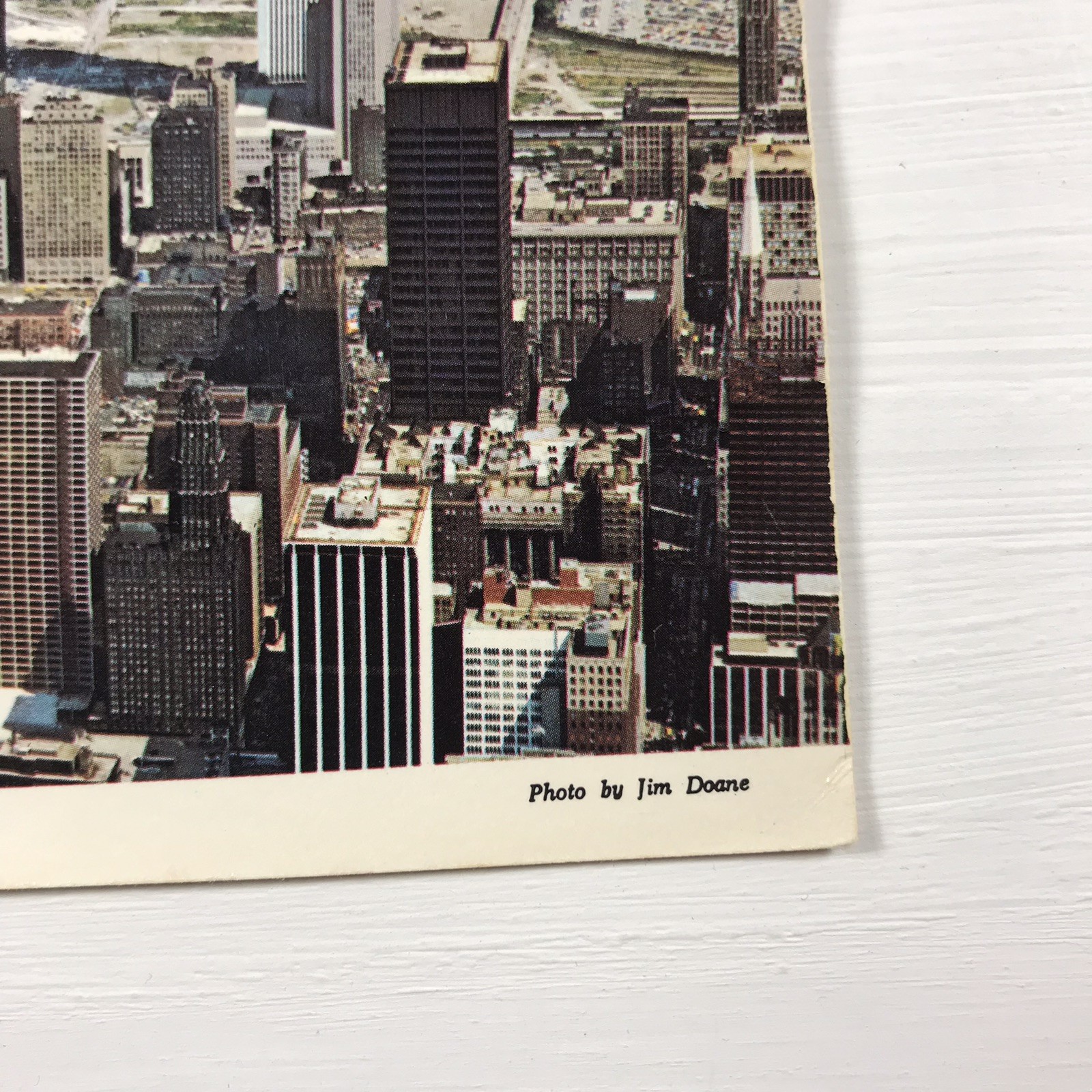 C. 1970s Birds Eye View Chicago Illinois Bridge Street River Building Postcard