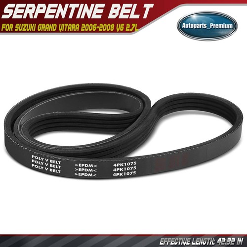 42.32 inch Serpentine Belt for Suzuki Grand Vitara 2006-2008 V6